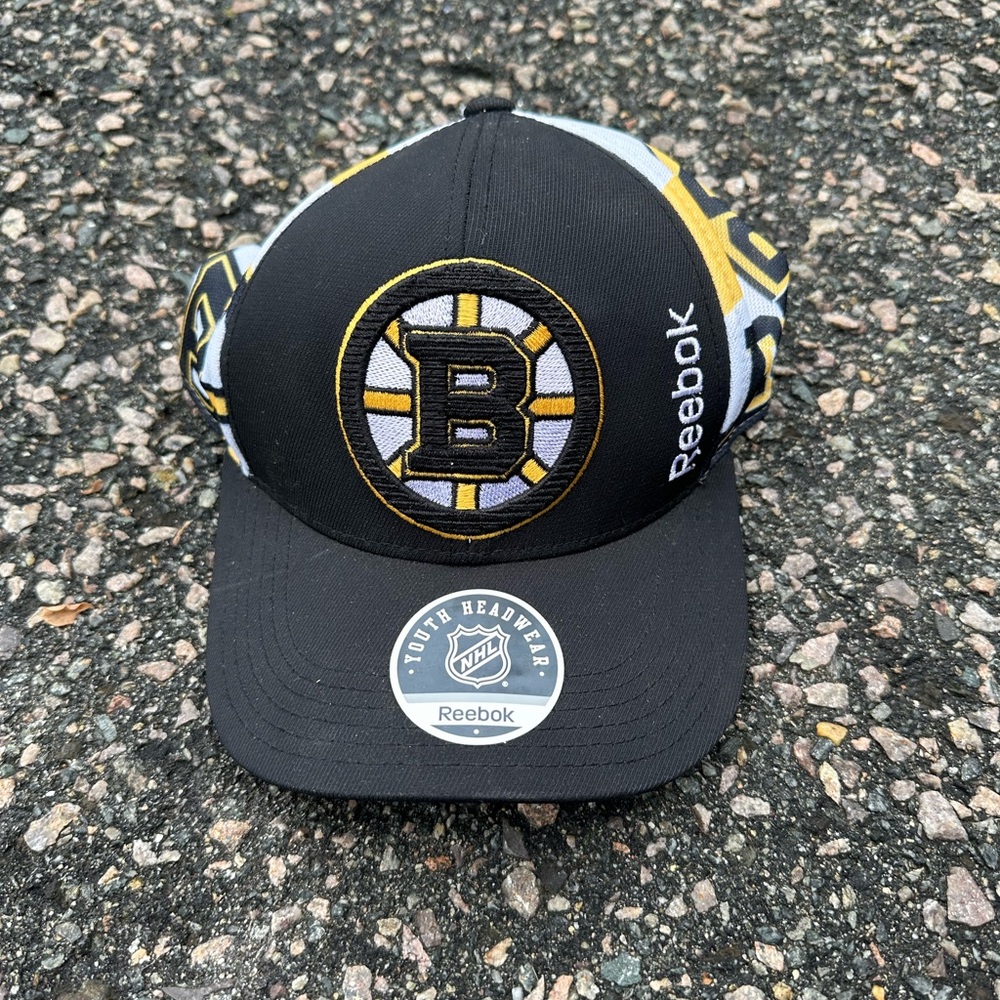 Reebok Black and Gold Bruins Cap